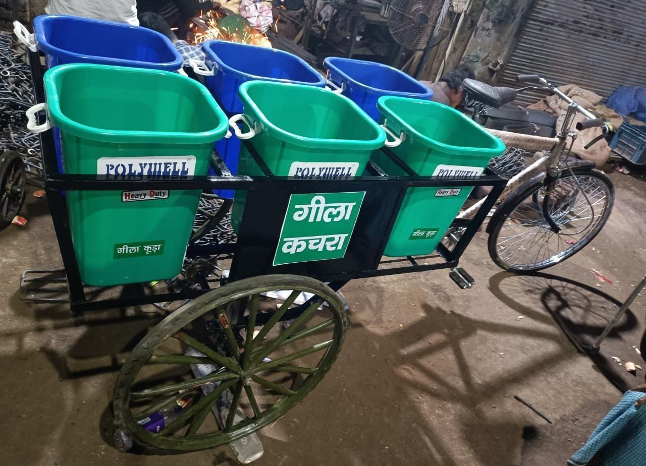 Garbage Rickshaw Manufacturer in Delhi Waste Collection Rickshaw