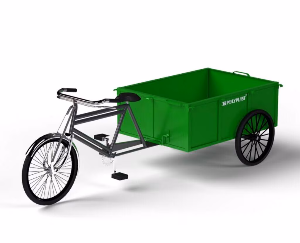 Waste Collection Garbage Rickshaw in Delhi